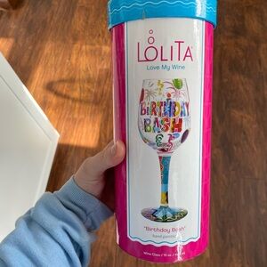 Lolita Birthday Wine Glass